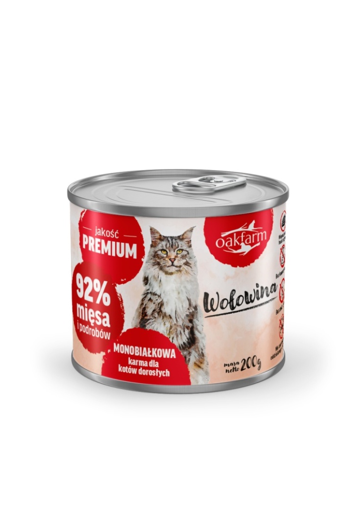 WOW Cat Kawałki wołowiny w sosie 85g